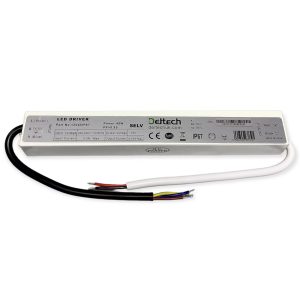 Non Dimmable IP67 Slimline Power Drivers Constant Voltage 12/24V
