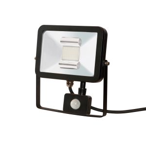 Photocell 20W - Slimline Black Floodlight 240V - Warm White